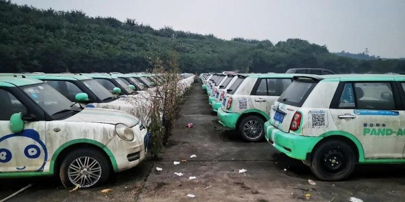 无处安放的“共享汽车坟场”