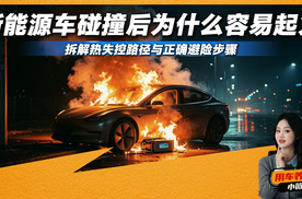 夏季高温锂电池一碰就会烧？新能源车碰撞起火，真凶到底是“谁”
