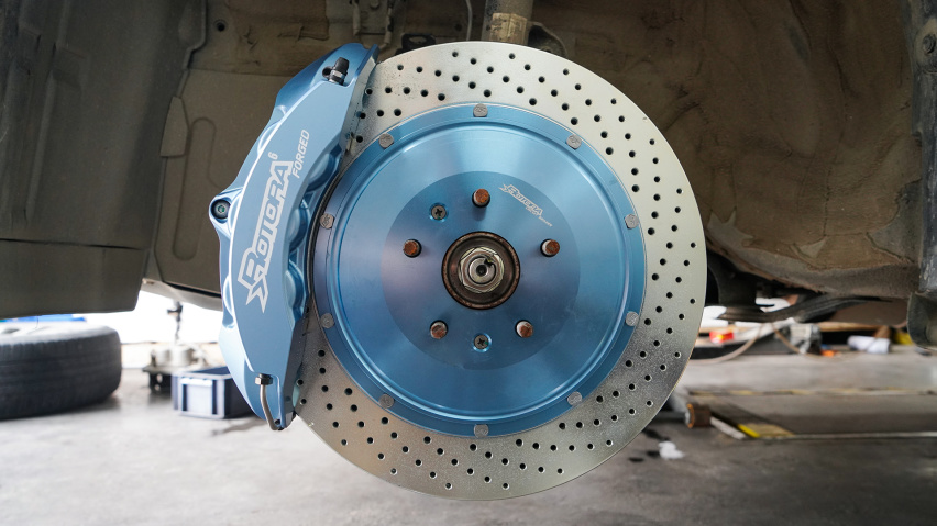 长安CS75 PLUS改装Rotora刹车 大六活塞卡钳RF603