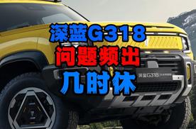 深蓝G318问题频出！几时休？