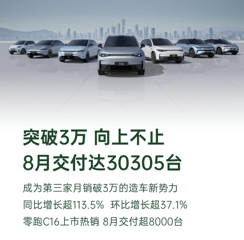 零跑C16月交付超8000台，比理想卖得还好的零跑C16到底怎么样？