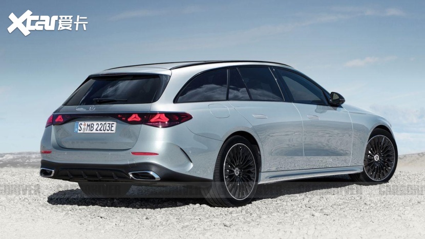 全新奔驰e级旅行车谍照曝光!插混车型超300马力!
