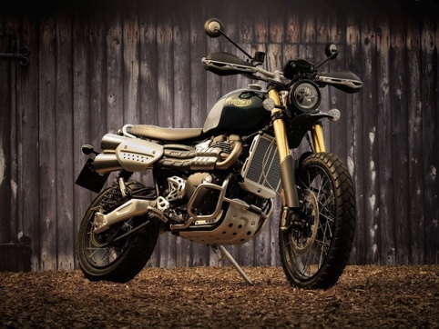 2022凯旋Scrambler 1200，英伦复古越野改款亮