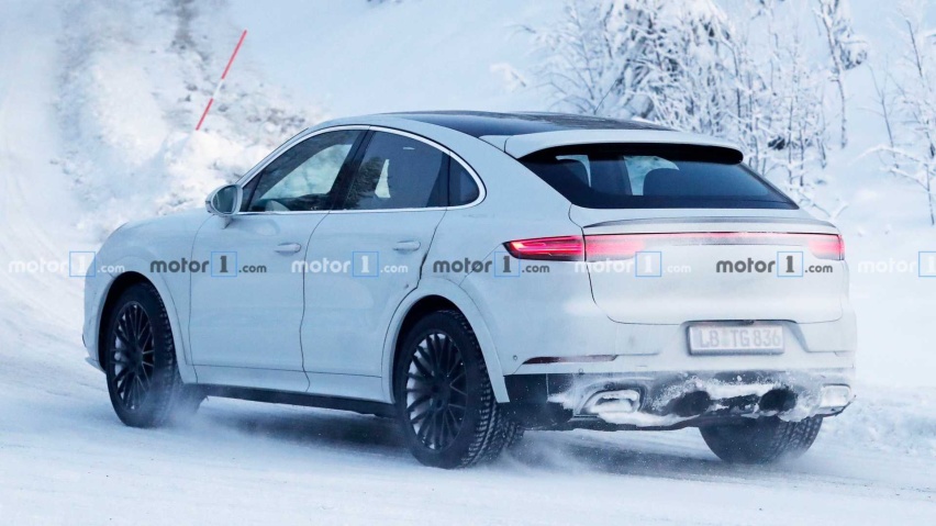 排气孔泄密，保时捷Cayenne Coupe GT曝光