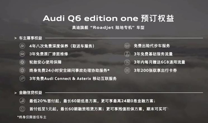 奥迪Q6来了！尺寸更大 搭载进口发动机预售50万起！