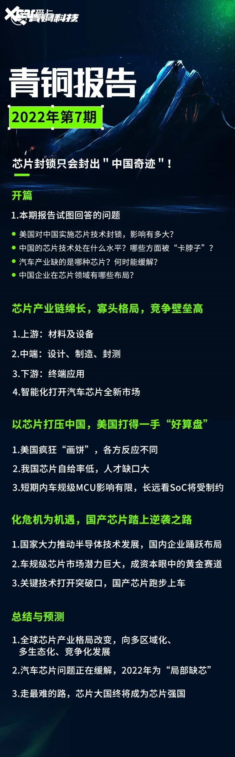 青铜报告 | 芯片封锁只会封出“中国奇迹”！（上）
