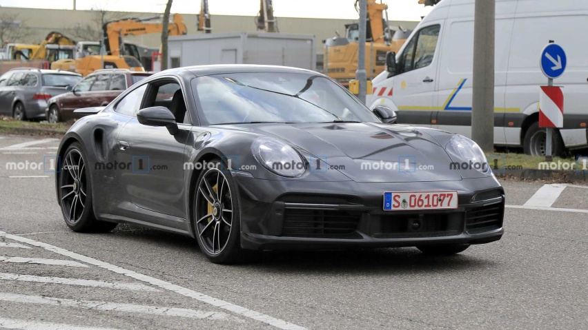 保时捷911 Turbo曝光，主动套件加持，01加速2.5秒