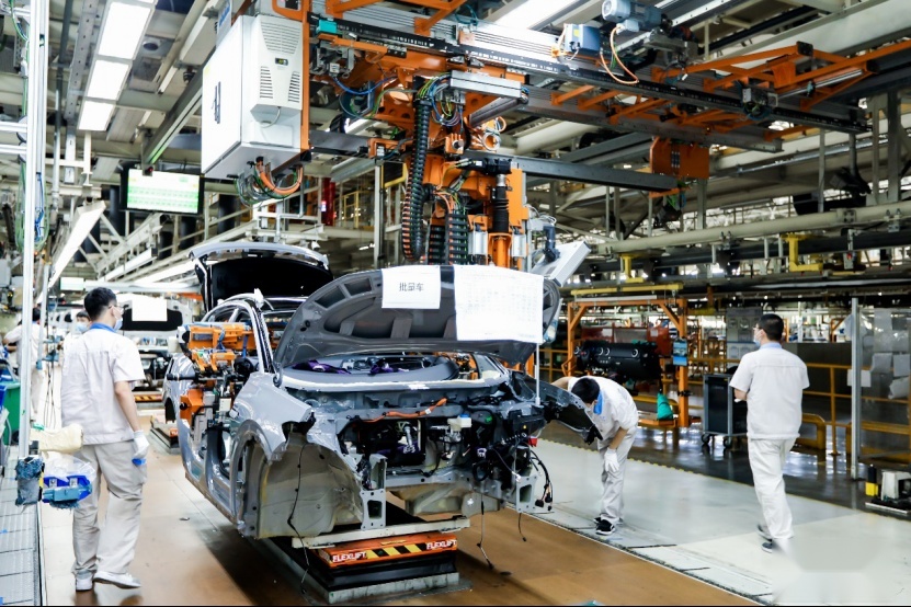 一汽-大众佛山MEB工厂已经在批量生产新平台下的新能源车