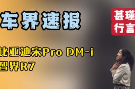 车界速报-比亚迪宋Pro DM-i、智界R7上市