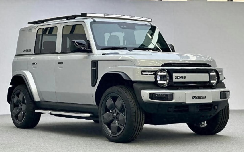 奇瑞iCAR V23发布，接近角/离去角大于40度，越野不输坦克300