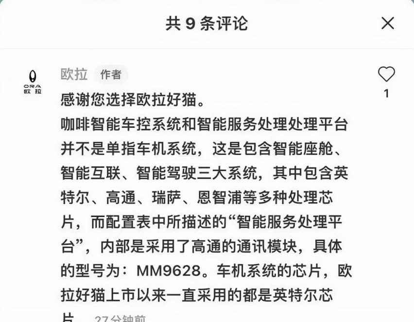 央视点名欧拉好猫“偷换芯片”，能否完美处理，结果令人深思
