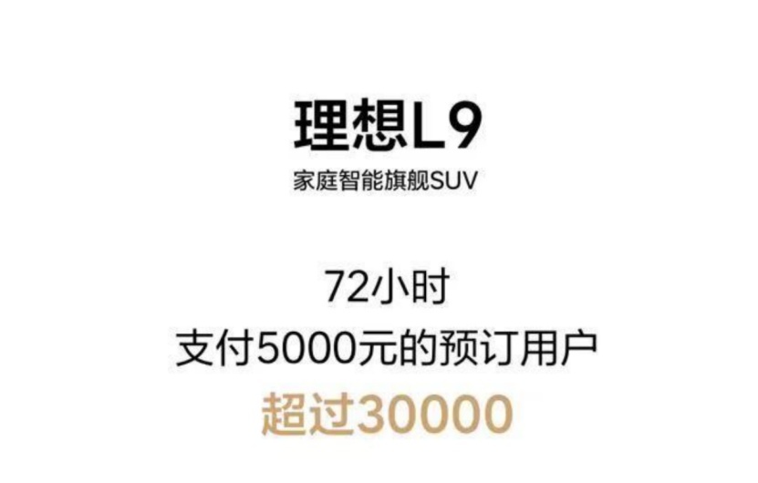 理想L9订单破3万张；2023款日产途乐将引入国内
