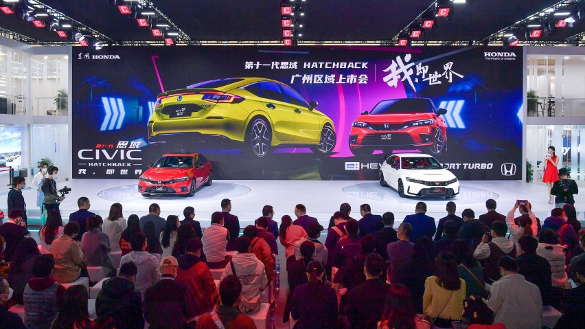 东风Honda全产品矩阵亮相广州车展 思域HATCHBACK广州上市