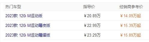 2023款宝马1系最高优惠14.09万，豪华入门车为何优惠力度如此大？
