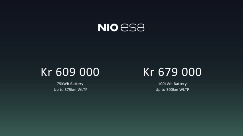 ES8挪威上市 蔚来汽车登陆北欧