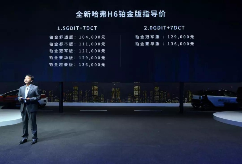 全新哈弗H6铂金版：让高品质SUV走进中国千家万户