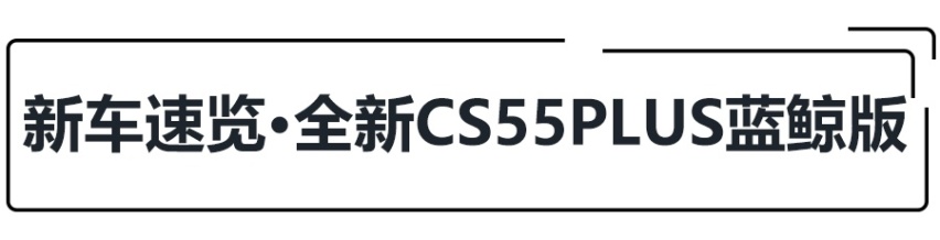 10.69万起，长安CS55PLUS蓝鲸版上市！
