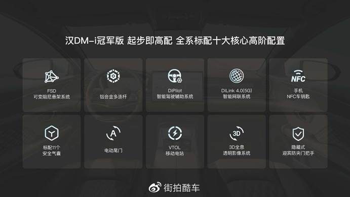 比亚迪汉系列再推新品，DM-i可纯电续航200公里