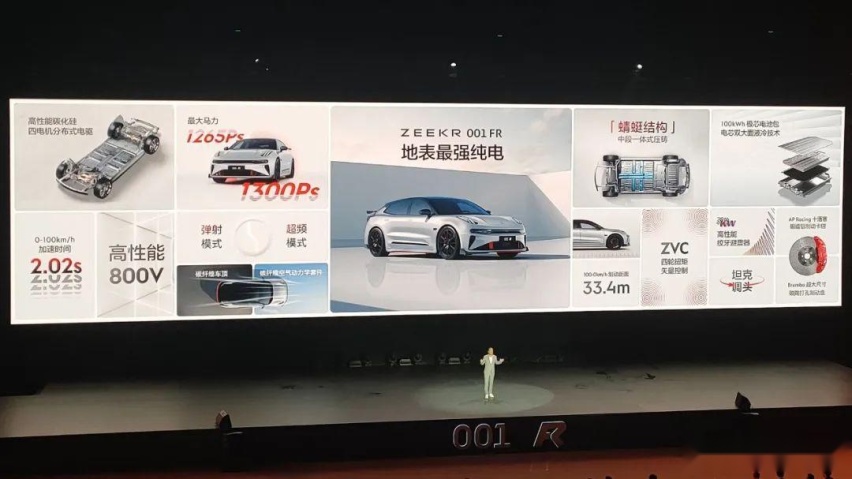 1300匹马力的电动猛兽，极氪001 FR上市，前F1世界冠军都点赞