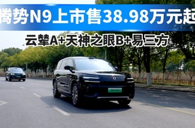 云辇A+天神之眼B+易三方，腾势N9上市售38.98万起！