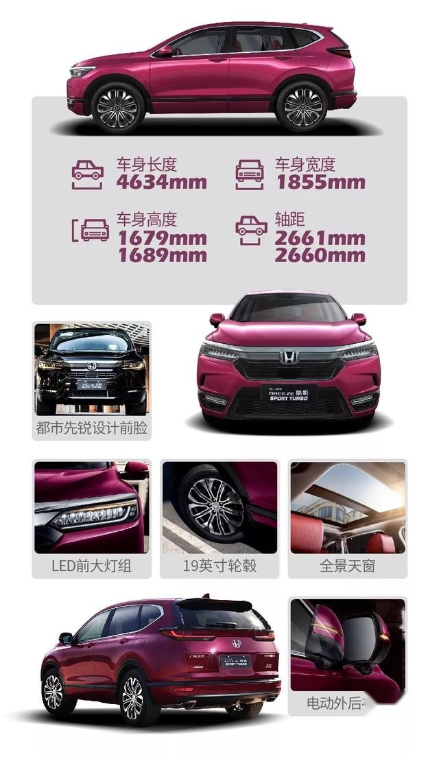 一张图看懂本田皓影，同为16.98万起，与CR-V有何区别？