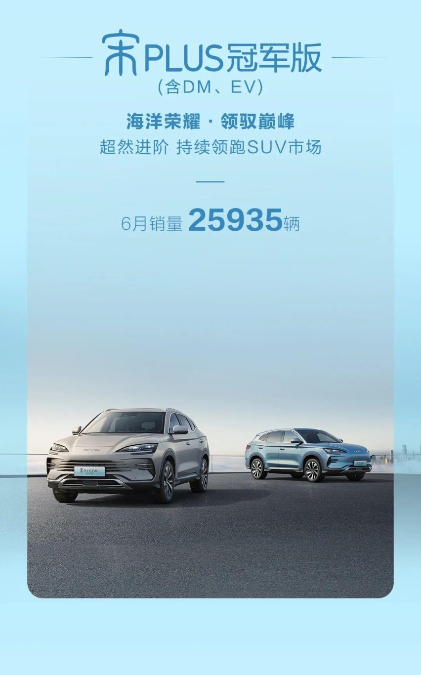 来自海洋的力量！比亚迪海洋网6月销量破11万！