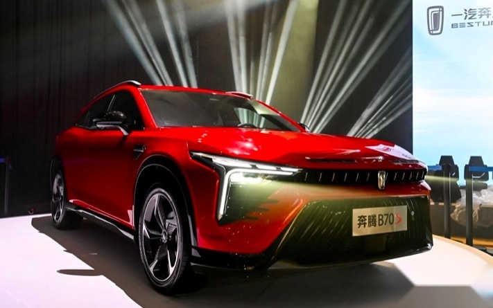 Z时代奔腾全新轿跑SUV，B70S惊艳广州车展，2022年初征战车市