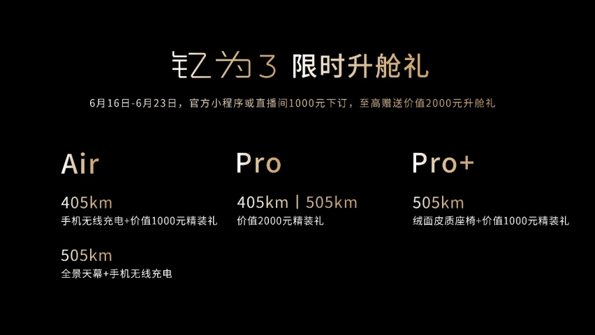 售价8.99万元起 钇为3全球上市 重新定义纯电A级车