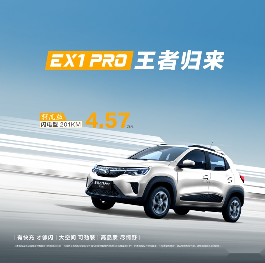 车载信息上传不完成，部分东风纳米EX1和EX1 PRO汽车被召回