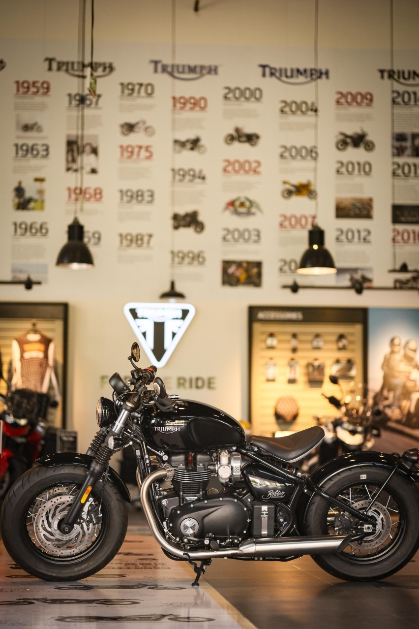 英伦绅士 凯旋bobber|贵阳到店实拍