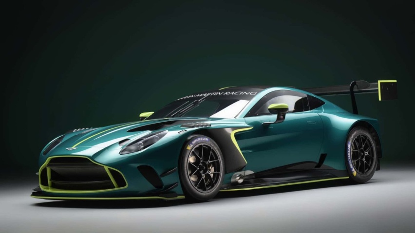 大尾翼+低趴+碳纤维车身 新款阿斯顿马丁Vantage GT3正式亮相