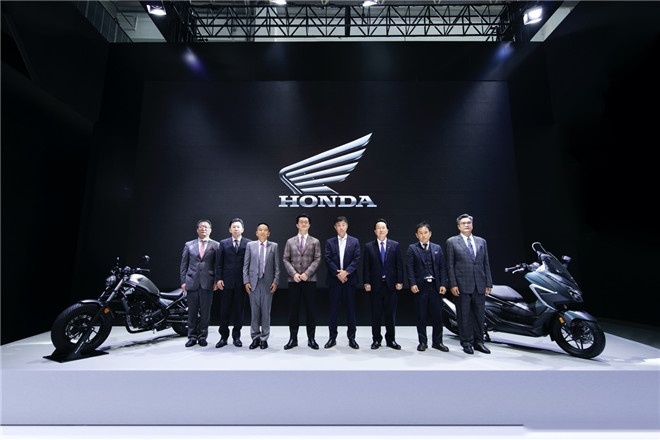 Honda携新款摩托亮相2020北京车展