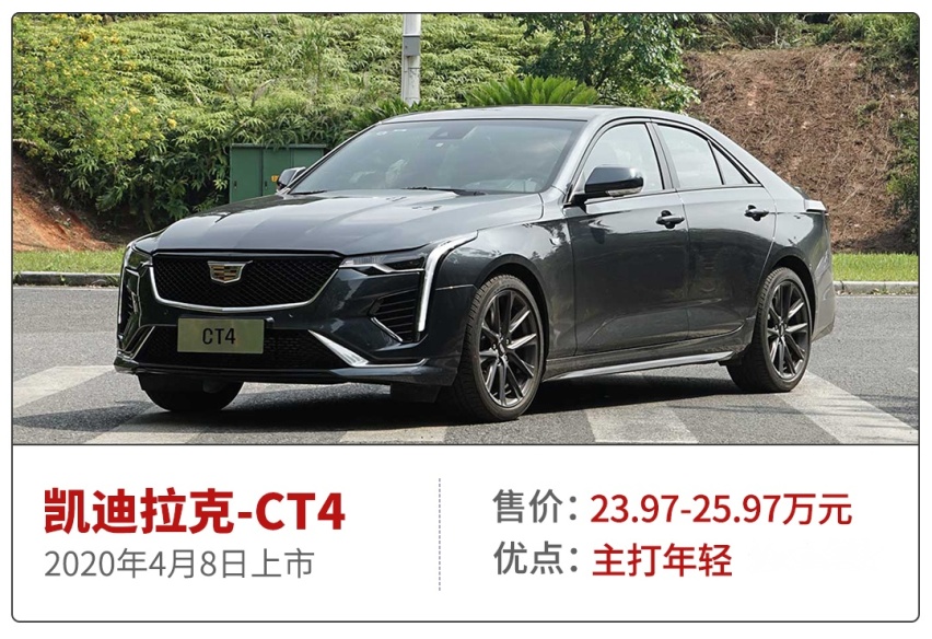 2.0T+8AT的豪车不到24万起，4月这几款上市新车必看