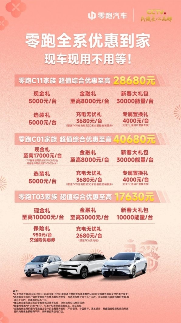 最高优惠超4万！现车不用等！零跑2023款迎全年zui低价