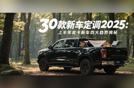 30款新车定调2025：上半年皮卡新车四大趋势揭秘