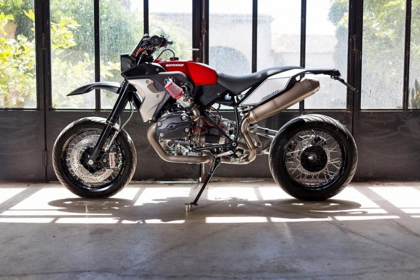 大刀阔斧改装 宝马R1200 GS Adventure变滑胎