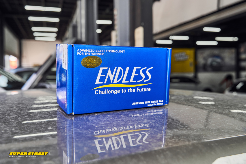 大众高尔夫嘉旅更换ENDLESS MX72高性能刹车片