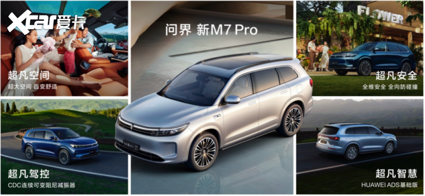 鸿蒙智行问界新M7 Pro正式发布，智界R7同台亮相