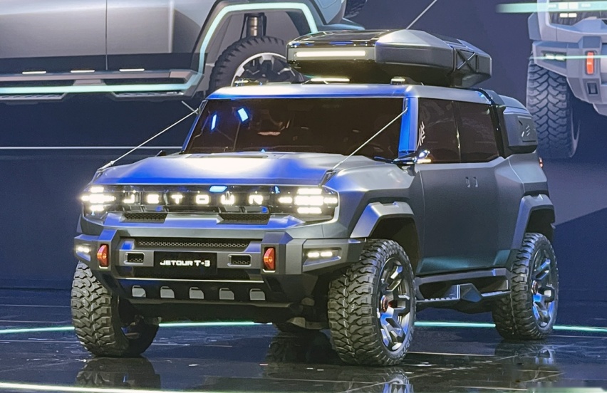 奇瑞捷途即将亮相一款硬派SUV 双电四驱 带大梁3秒破百