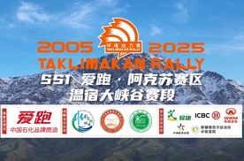 爱跑·2025中国环塔国际拉力赛SS1温宿大峡谷赛段