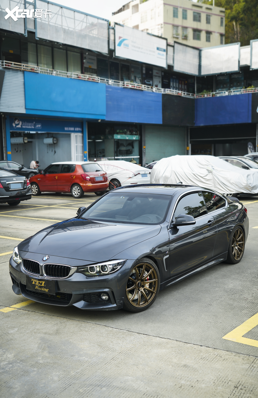 改装案例,宝马425改装tei racing竞技版高性能刹车卡钳套件