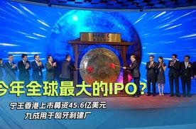 今年全球最大的IPO？