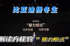 力大无穷 可快可慢 ！解读方程豹全球首创“暴力模式”