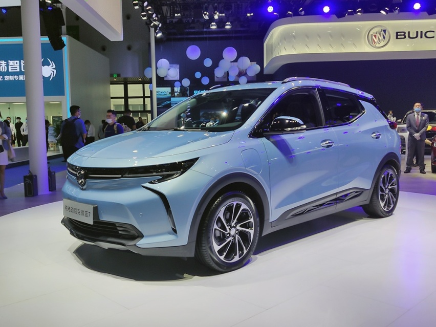 续航500km的纯电动SUV，车展实拍别克微蓝7