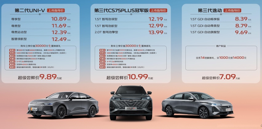 第三代逸动上市，8.39万起售，确定这不是逸达？