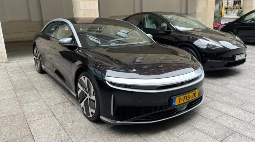 叫板特斯拉，Lucid Air实车现身欧洲，什么时候来国内卷？