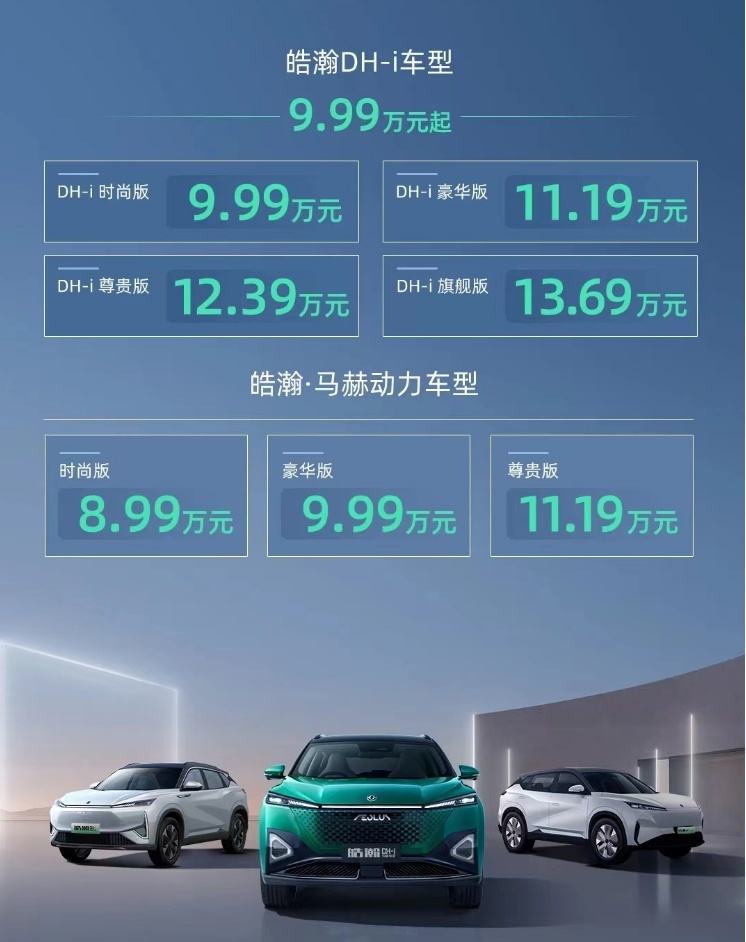 不到10万买4挡电混SUV，皓瀚DH-i堪称“水桶车型”，打工人首选