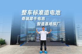 整车标准造电池，奇瑞犀牛电池智造基地探厂