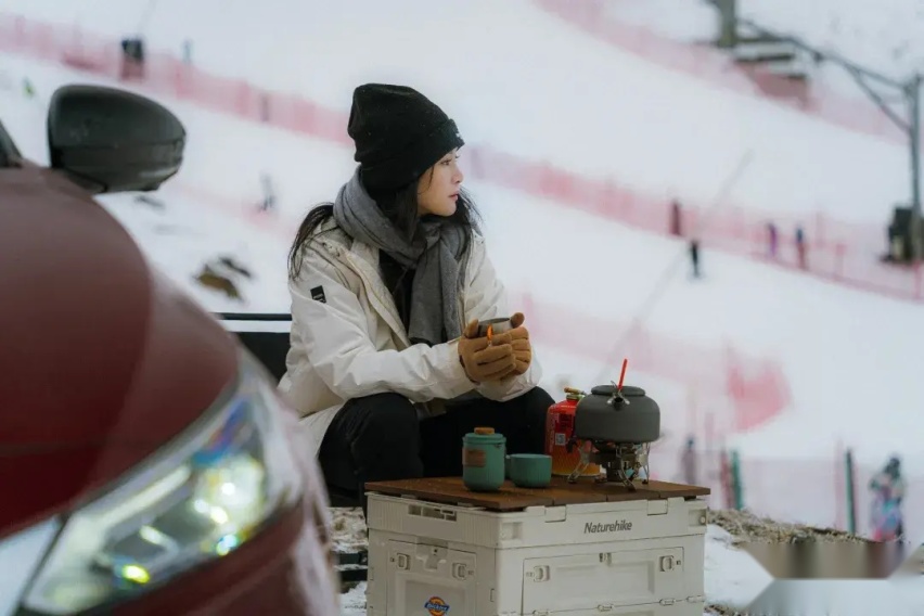 太子岭雪中行，美少女自驾天籁打卡记