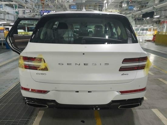 造型夸张的韩系豪车，捷尼赛思GV80实拍图曝光